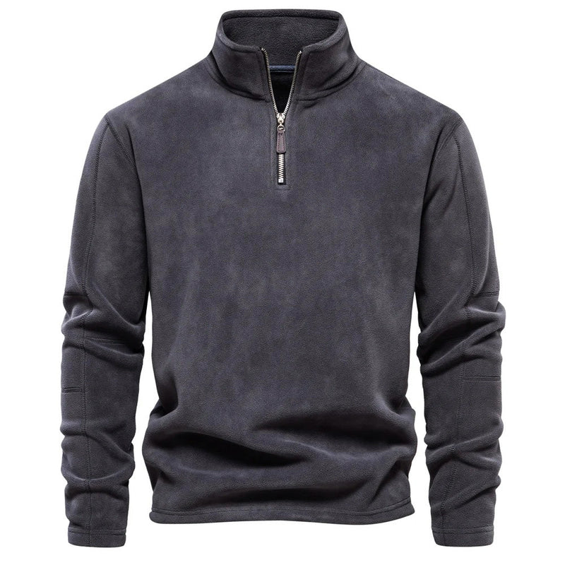 Gents | Fleece trui met rits